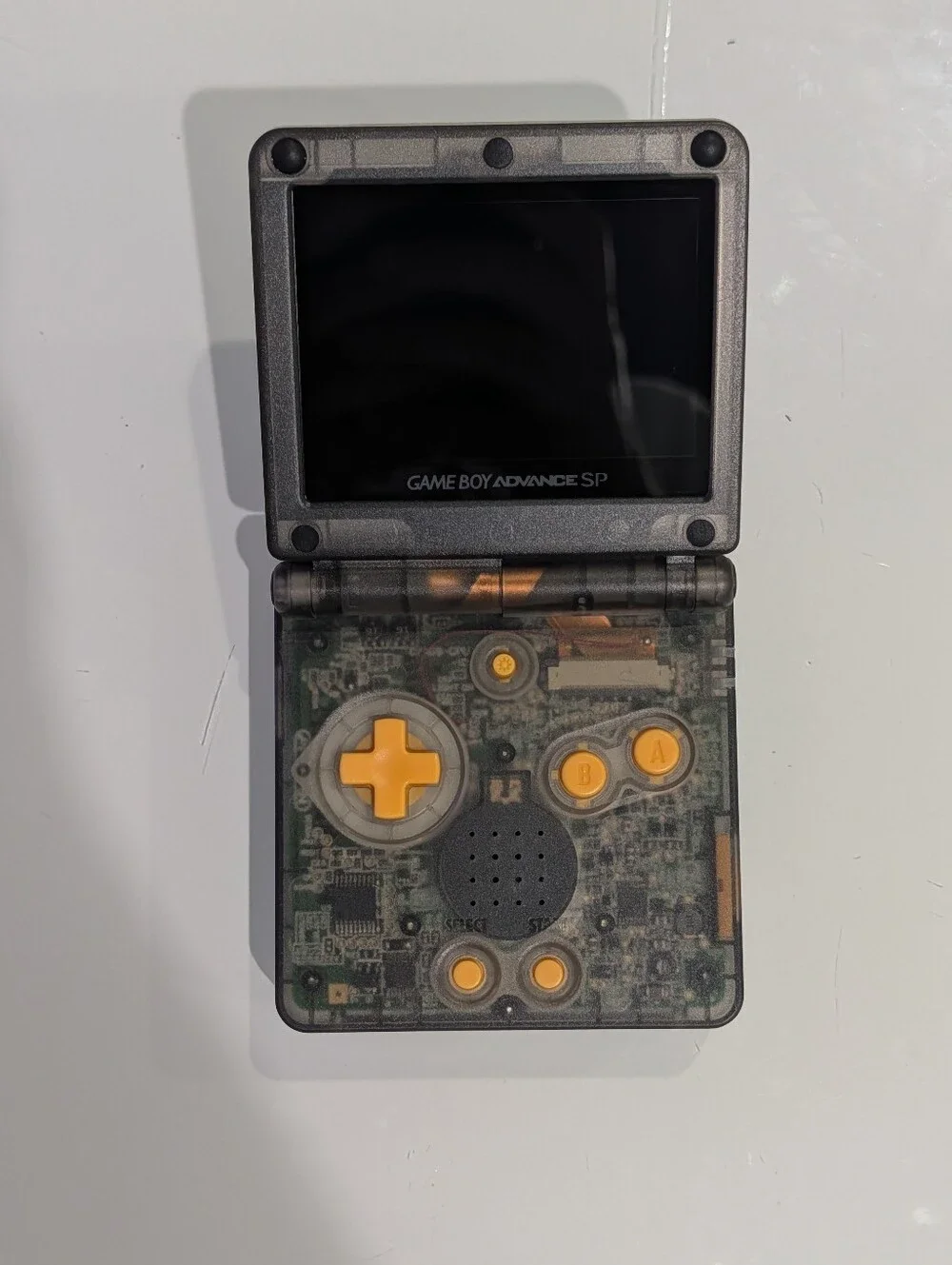 Mimikyu Clear Black Nintendo Game Boy Advance SP GBA SP with v5 IPS Screen